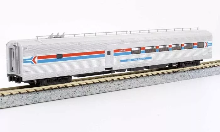 Kato Rainbow-Era 8-Car Passenger Set, Amtrak, Ready to Run, N Scale