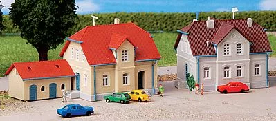 Kibri 36827 Z Scale Ruhr Road Settlement Houses pkg(2) - Alpine Railworks