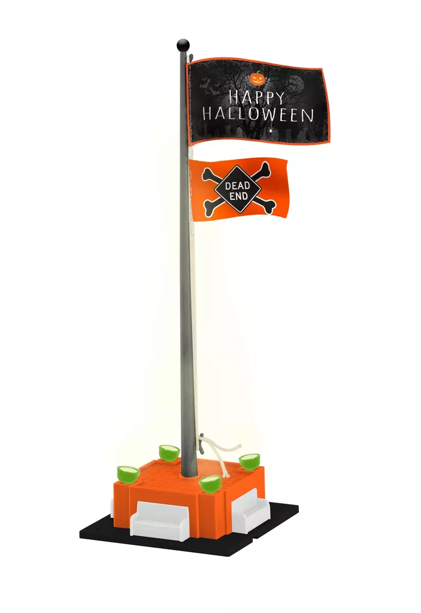 Lionel 2129230 HALLOWEEN FLAGPOLE limited O SCALE NEW