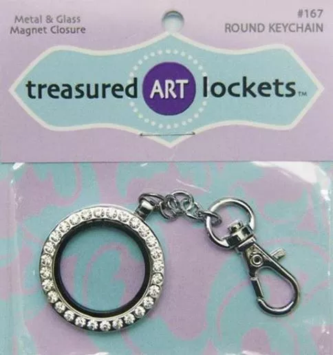 LOCKET KEYCHAIN SILVER RN