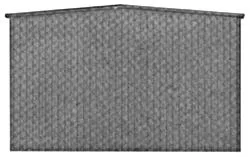 Pikestuff 1012 HO Scale Peaked End Panels - Alpine Railworks