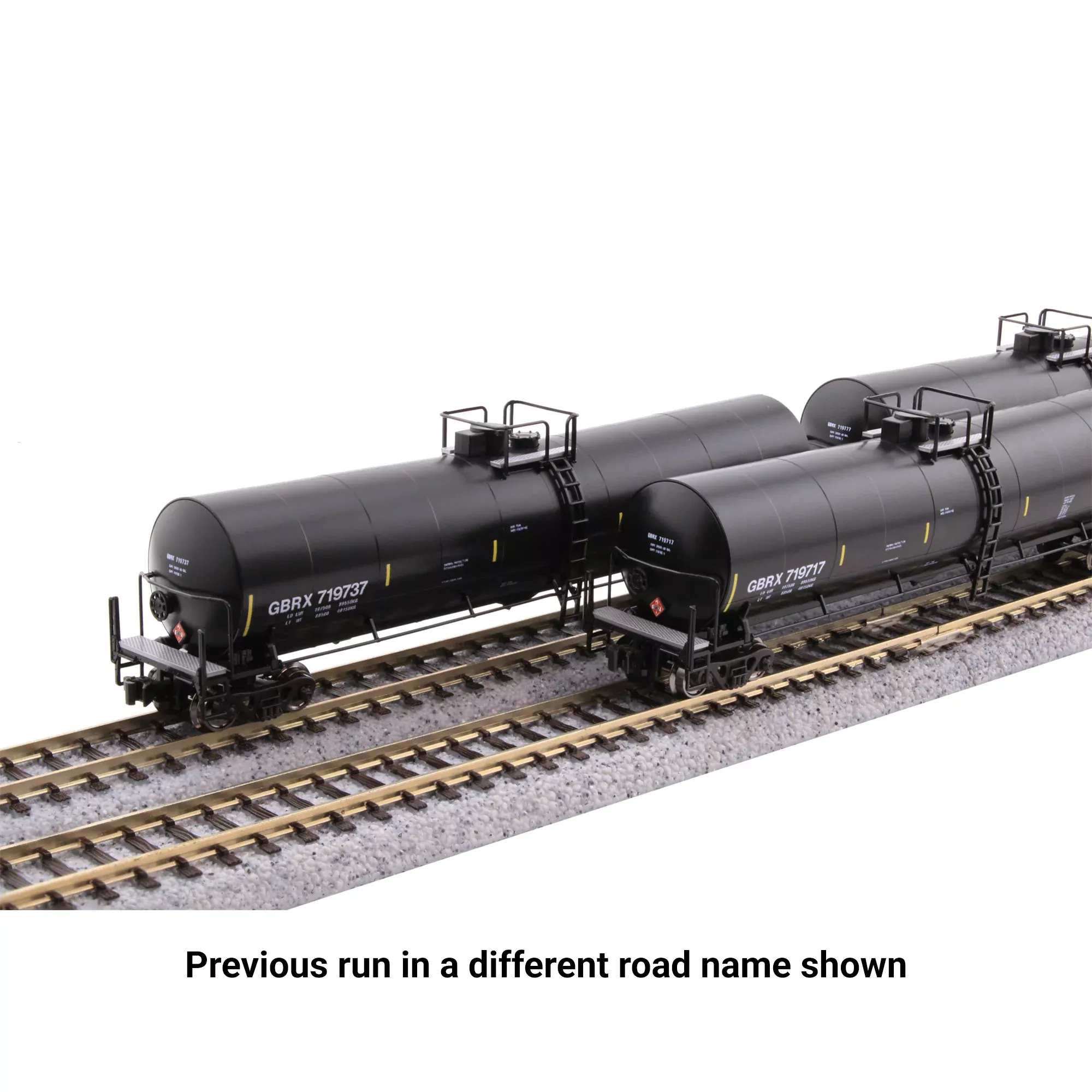 [PREORDER] Kato 106-4806 N Greenbrier Tank Car 8 Car Set, GATX Set B