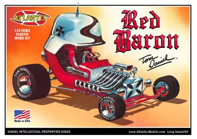 PREORDER--Tom Daniel 1:24 Red Baron Show Rod with Trading Card