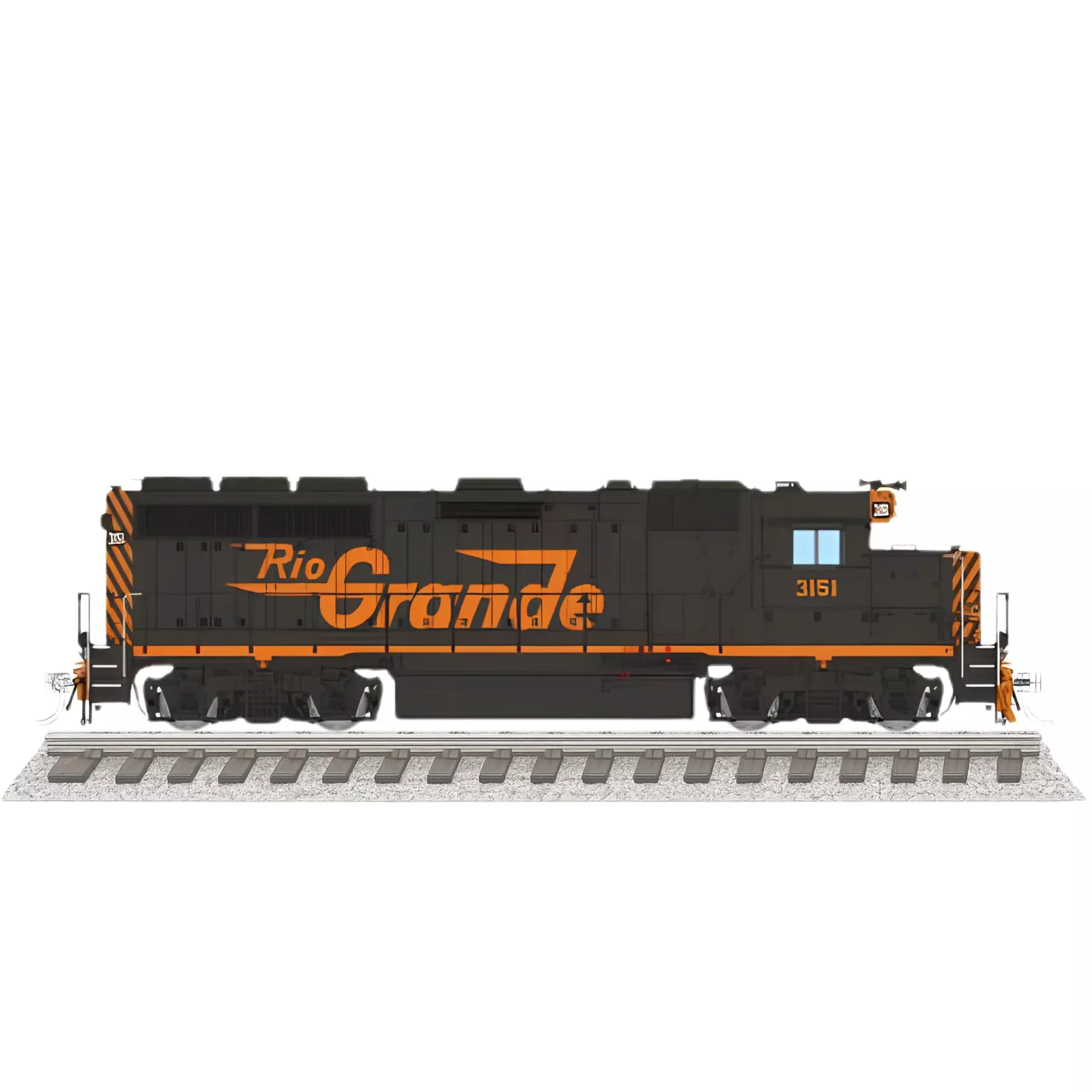 Rapido 1078011 • EMD GP40 • Rio Grande #3142 • Large Logo • DC/Silent